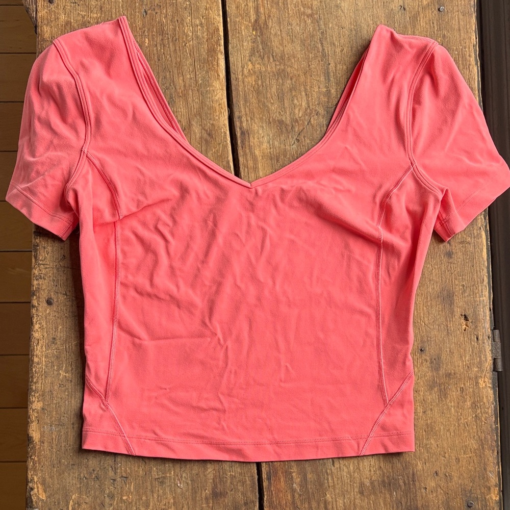Lululemon Peach/Coral Top
